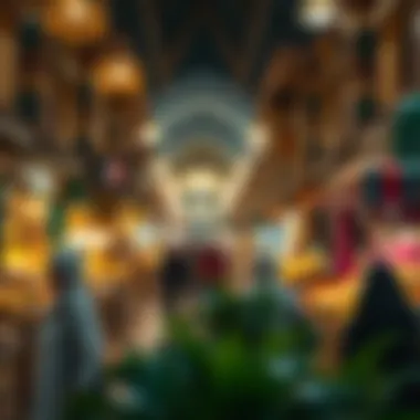 The Heart of Dubai's Heritage Traditional marketplace bustling with activity