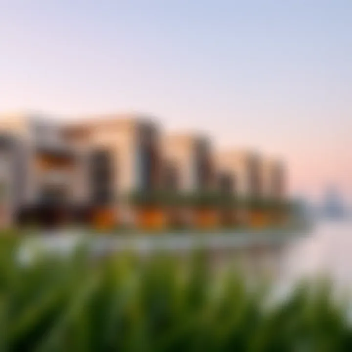 Elegant Residences at Yas Water Edge Luxurious residential units in Yas Water Edge with modern architecture and scenic views.