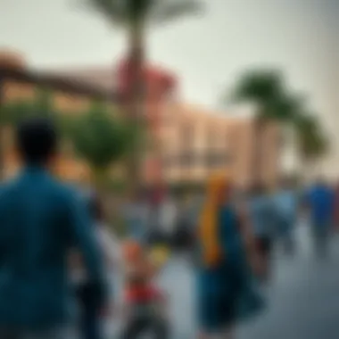 Vibrant community atmosphere in Zaya Hameni